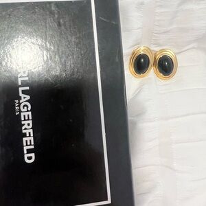 Vintage Karl lagerfield earrings
